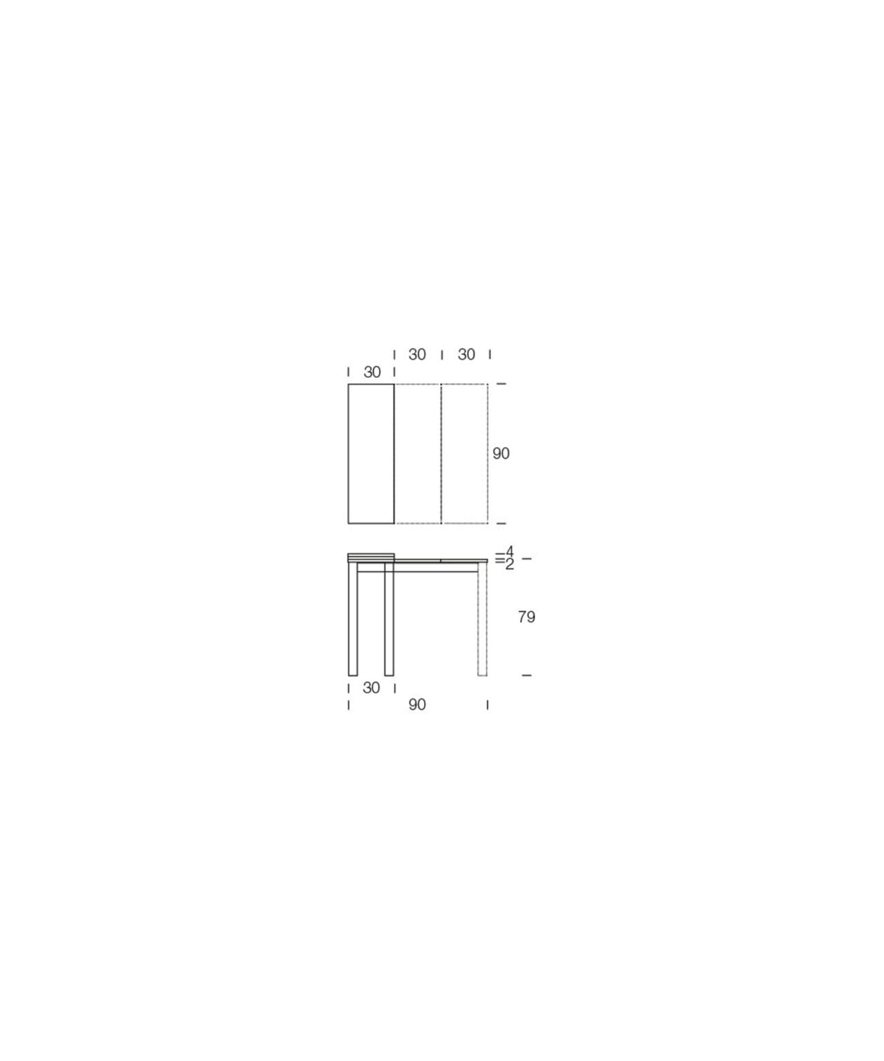 Domino extending console table niko group