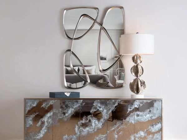Zeta Mirror In Pewter